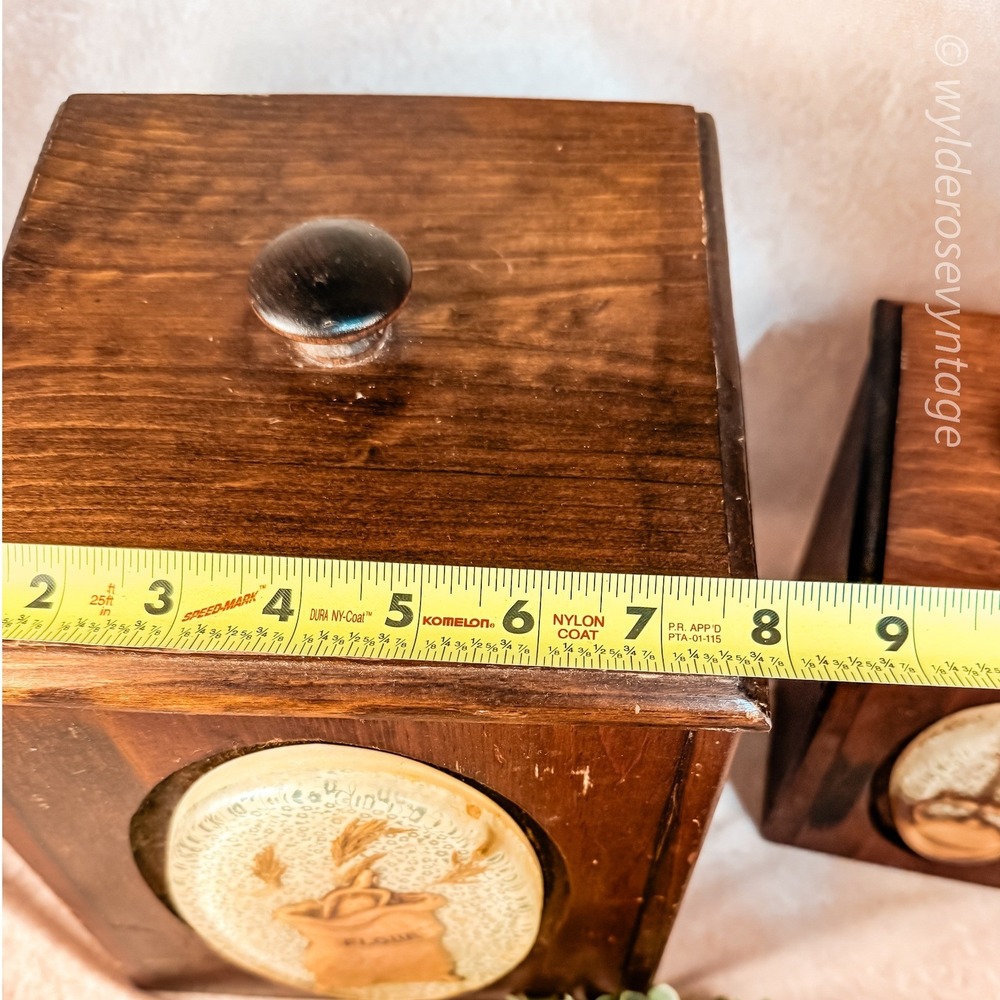 Wooden Kitchen Canister Set - Picture 8 of 11